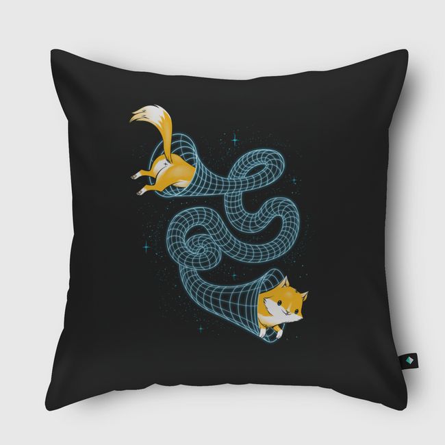 Wormhole Cat - Throw Pillow