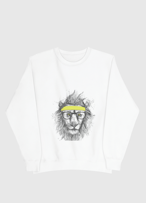 Hipster lion Men Sweatshirt