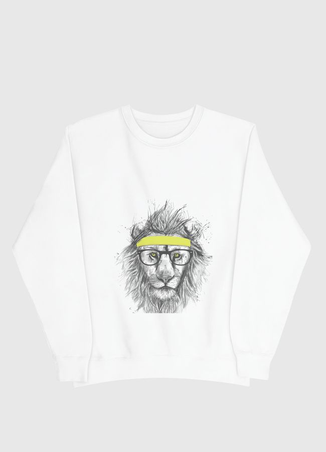 Hipster lion - Men Sweatshirt