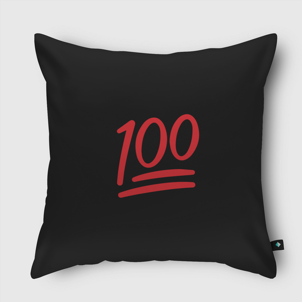 100 Throw Pillow