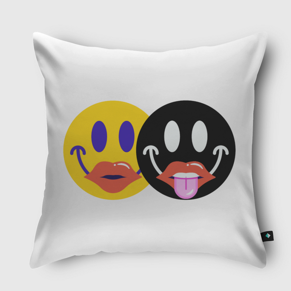 Smile Throw Pillow