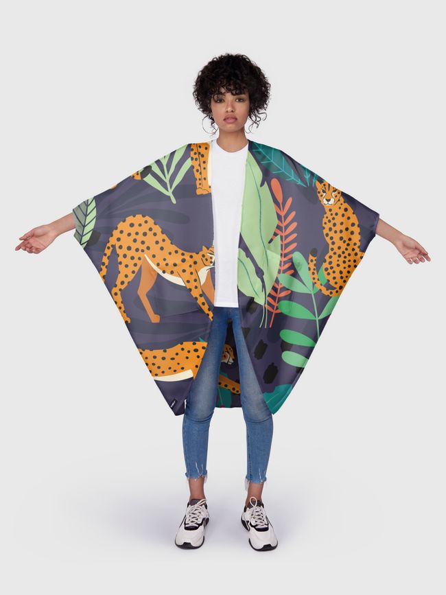 Cheetah pattern 02 - Kimono