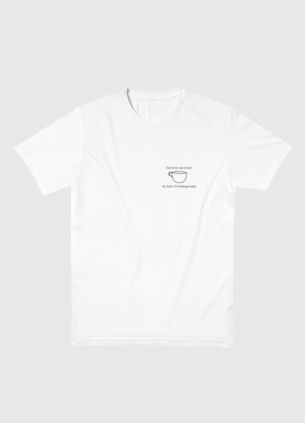 here’s my cup of care Men Basic T-Shirt