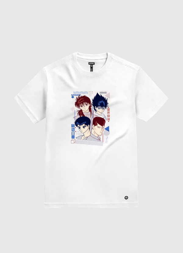 Anime Memphis White Gold T-Shirt