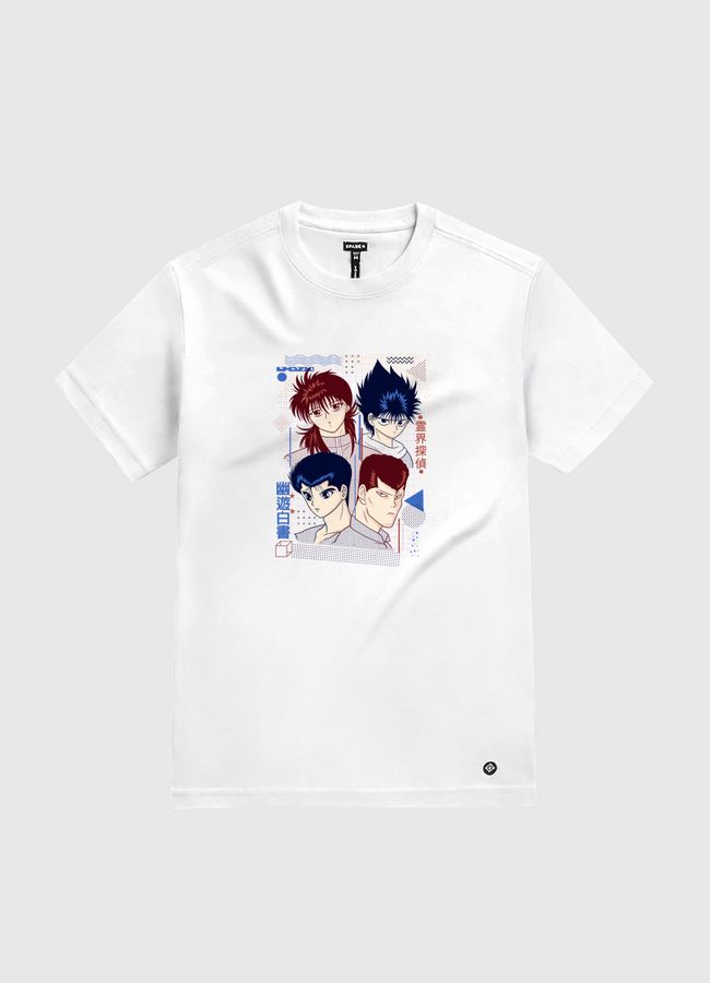 Anime Memphis - White Gold T-Shirt