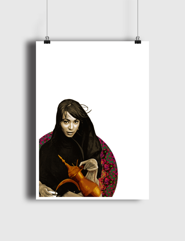 Beyonce's Arabic Coffee Poster