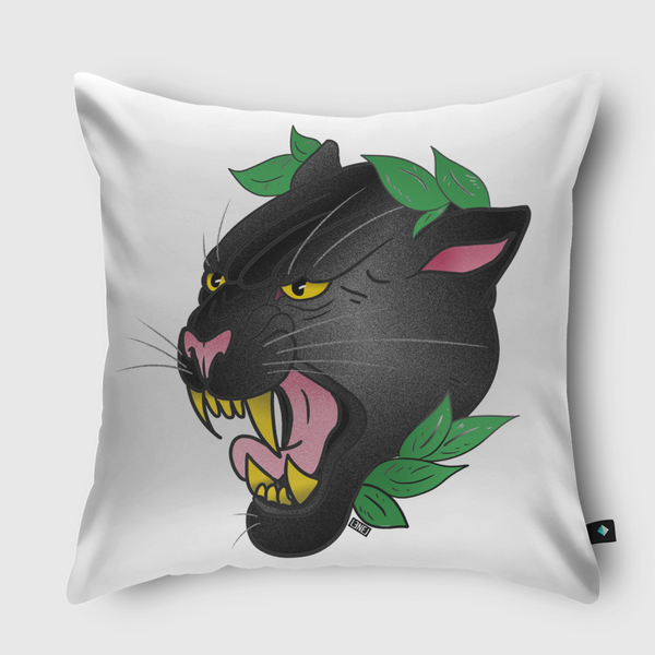 peace panther  Throw Pillow