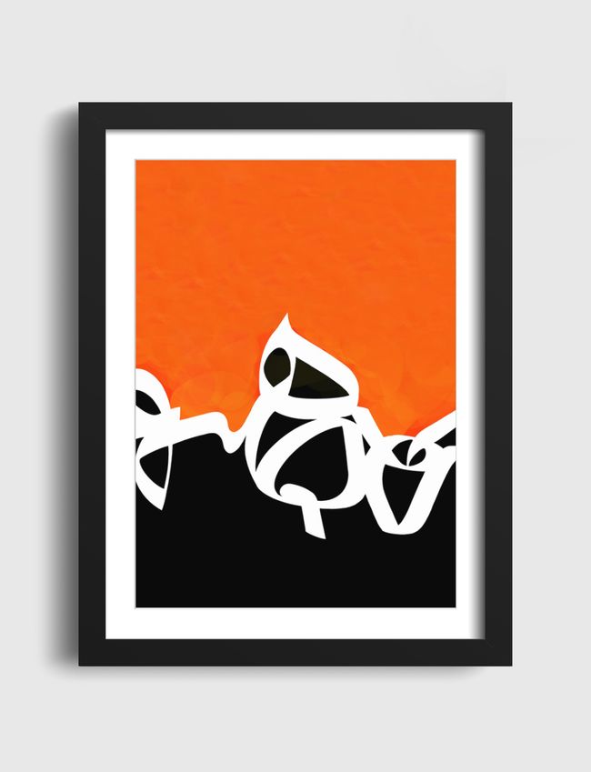 Orange Fury - Artframe