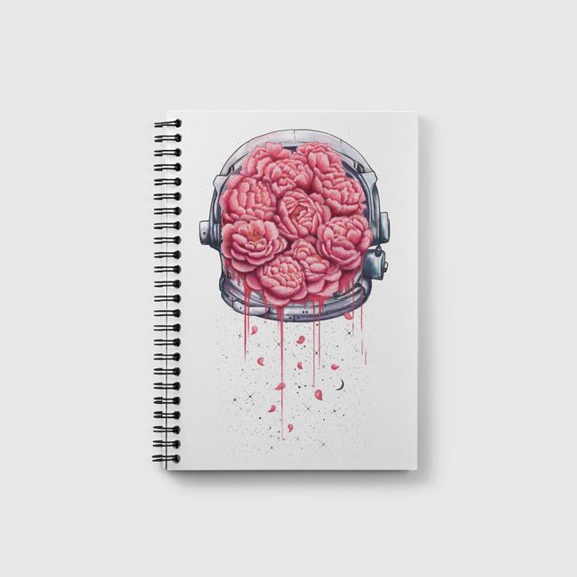 Cosmic peonies - Notebook