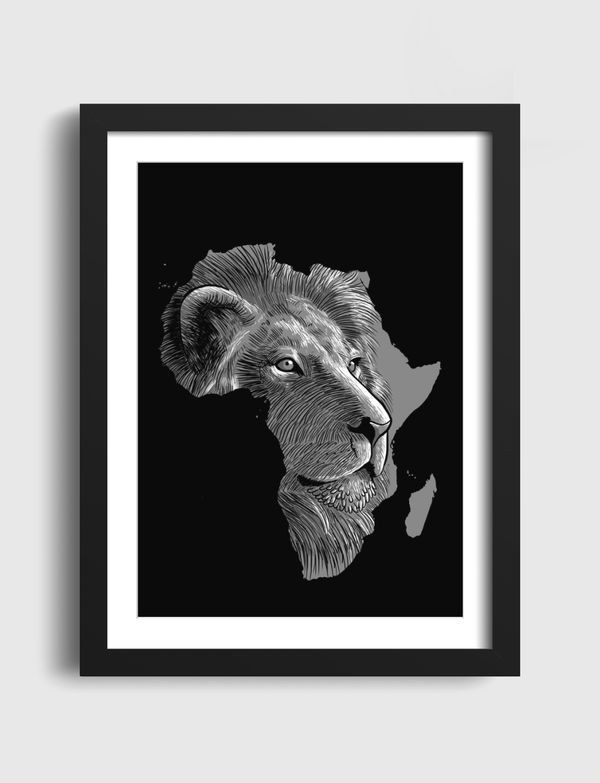 king of Africa Artframe