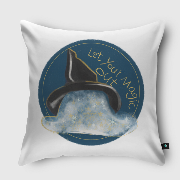 Let your magic out  Throw Pillow