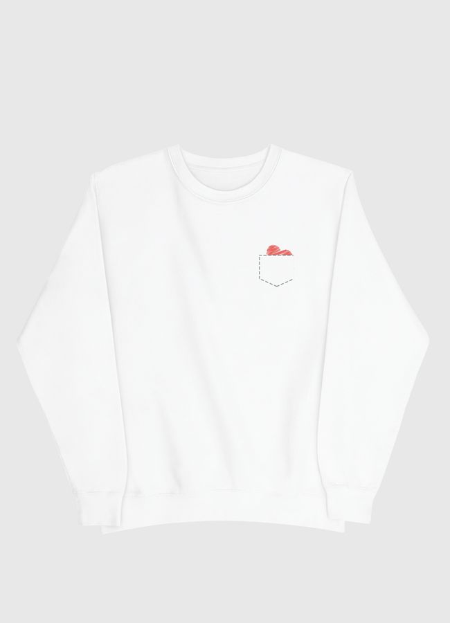 heart in pocket - Men Sweatshirt