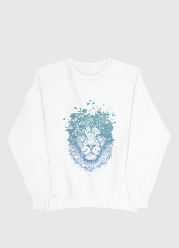 Floral lion Men Sweatshirt