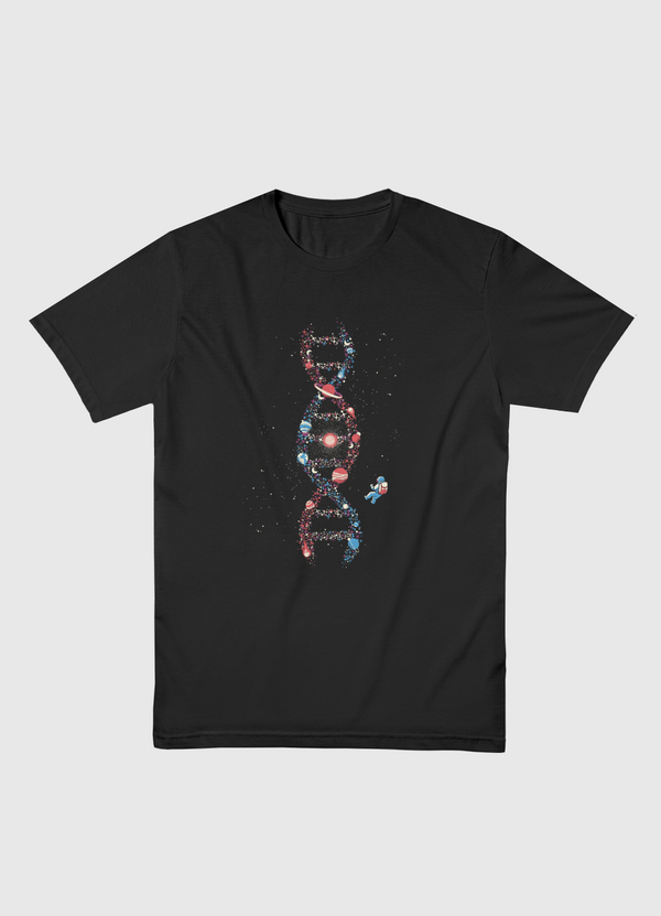 DNA Astronaut Galaxy Men Basic T-Shirt