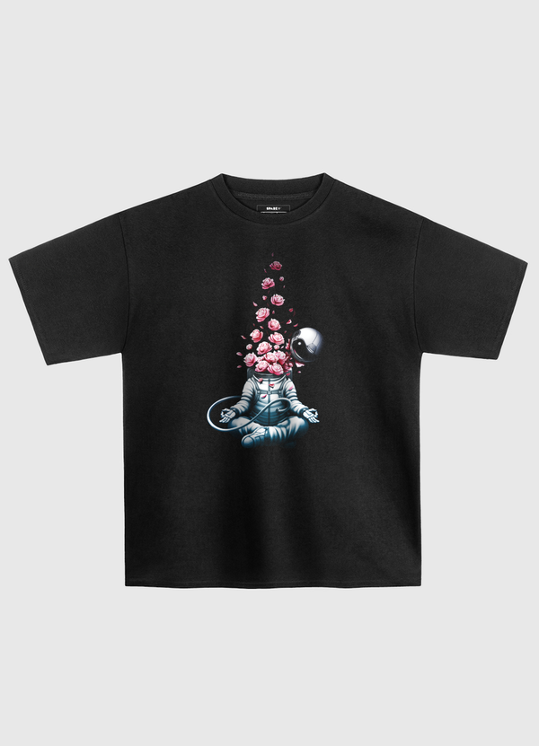 Astro Meditation Roses Oversized T-Shirt