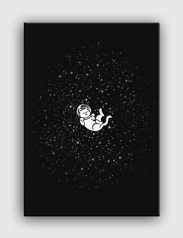 Gravity Cat Canvas