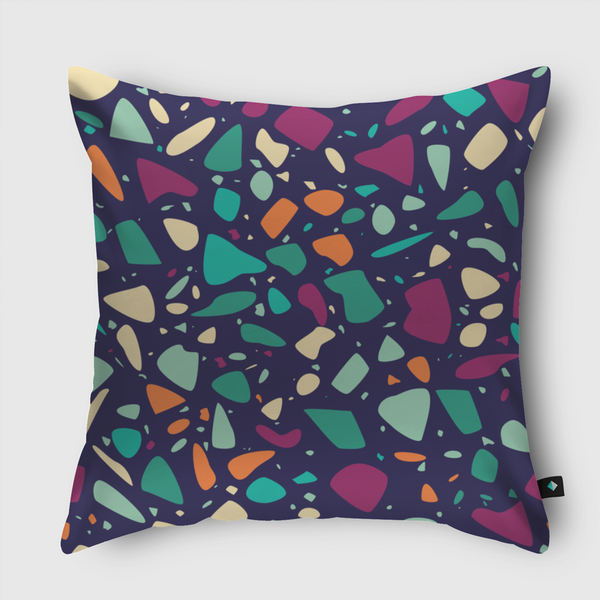 Terrazzo 011 Throw Pillow