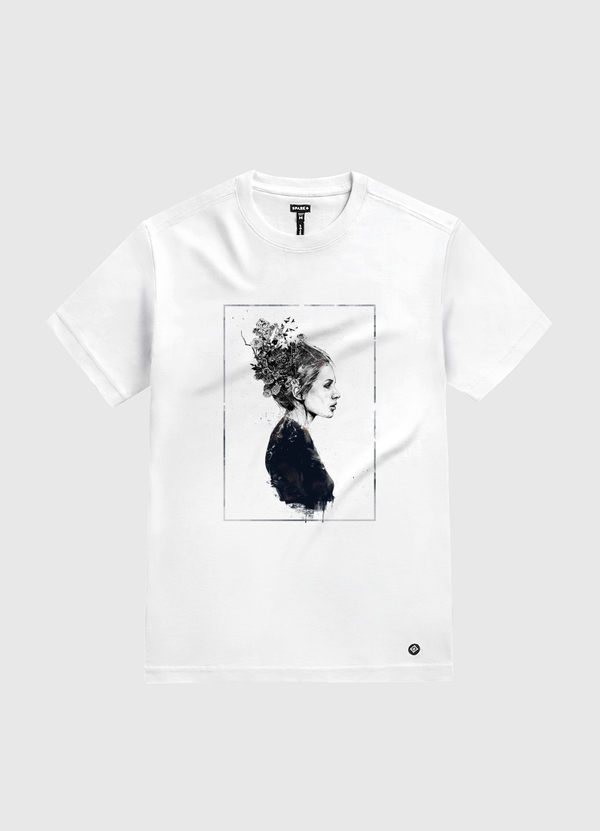 Blooming girl White Gold T-Shirt