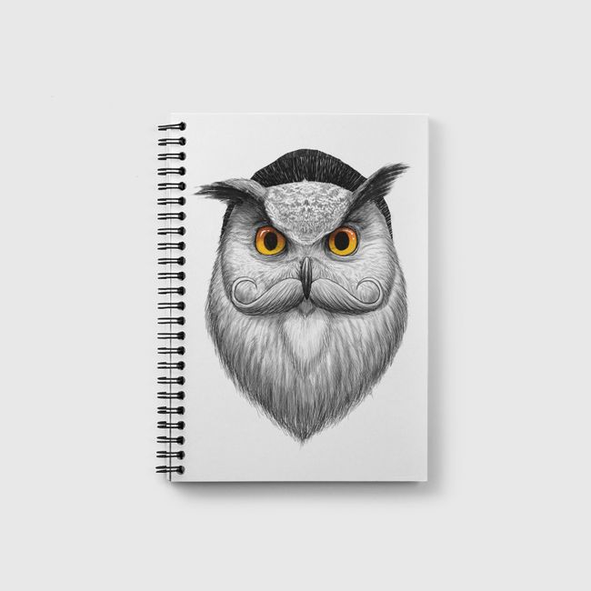 Bearded owl - Notebook