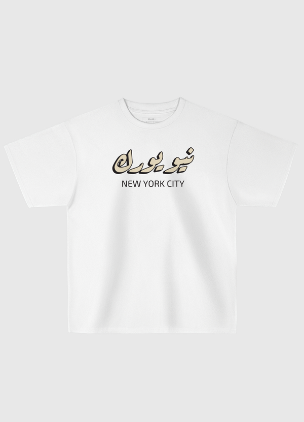 New York Gift Design Oversized T-Shirt