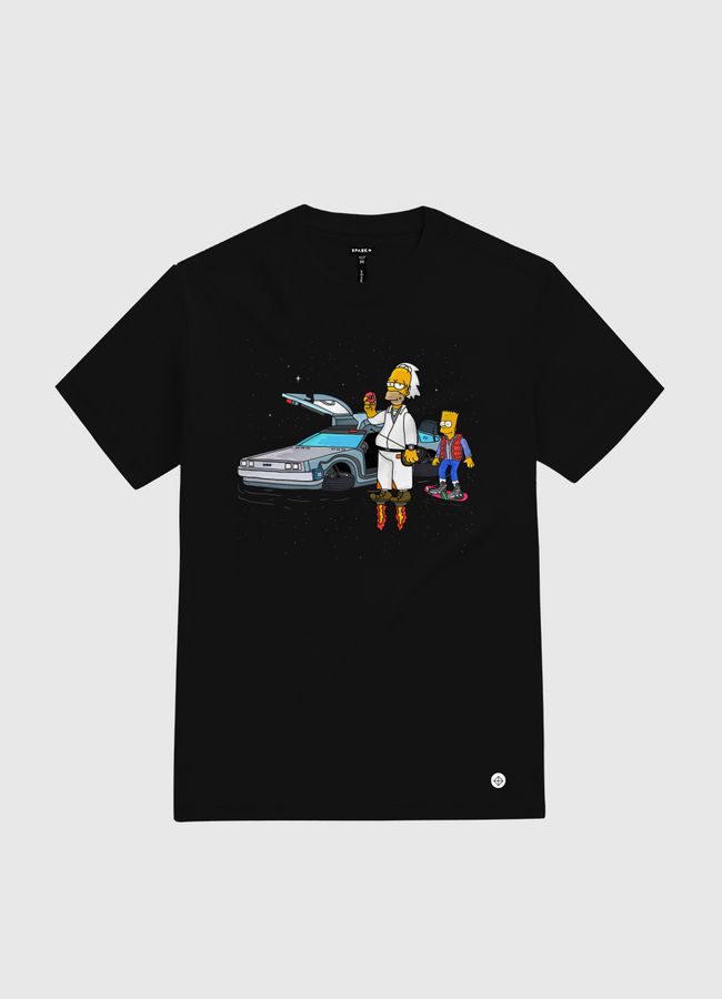 Back to the Future Space - White Gold T-Shirt