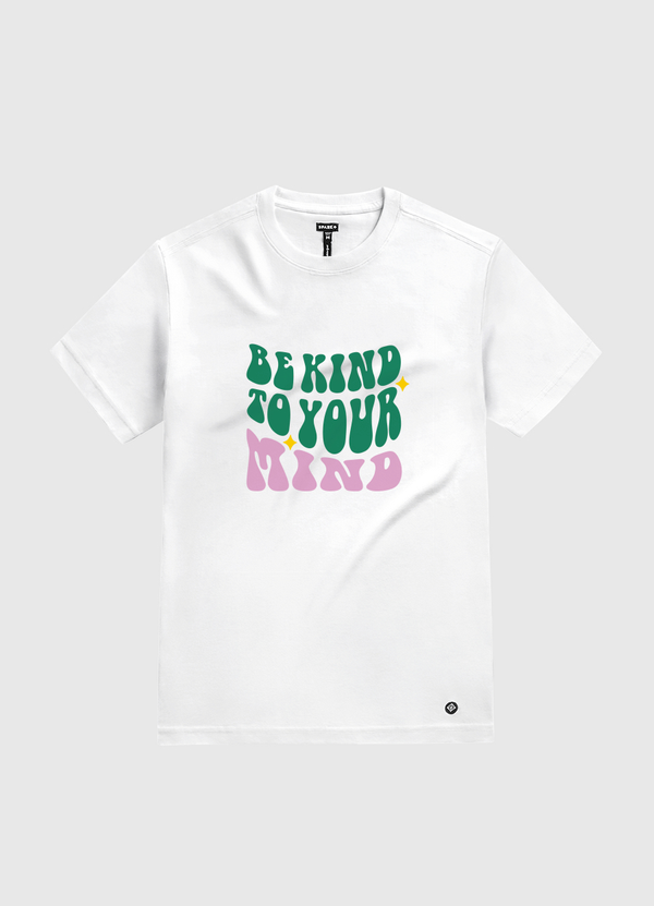 Be Kind To Your Mind White Gold T-Shirt