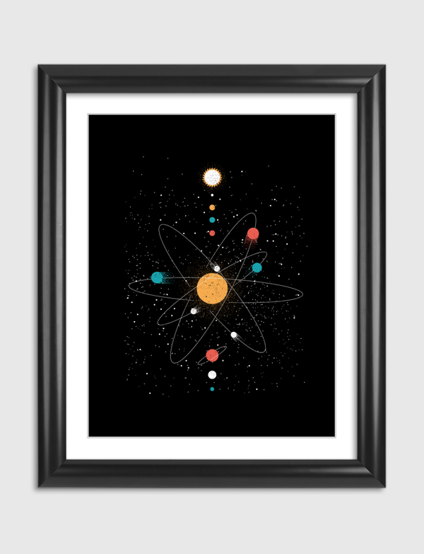 Atom Universe Minimalist Artframe