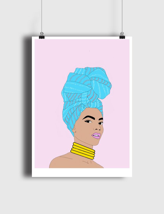 Africaan beauty *pink love - Poster