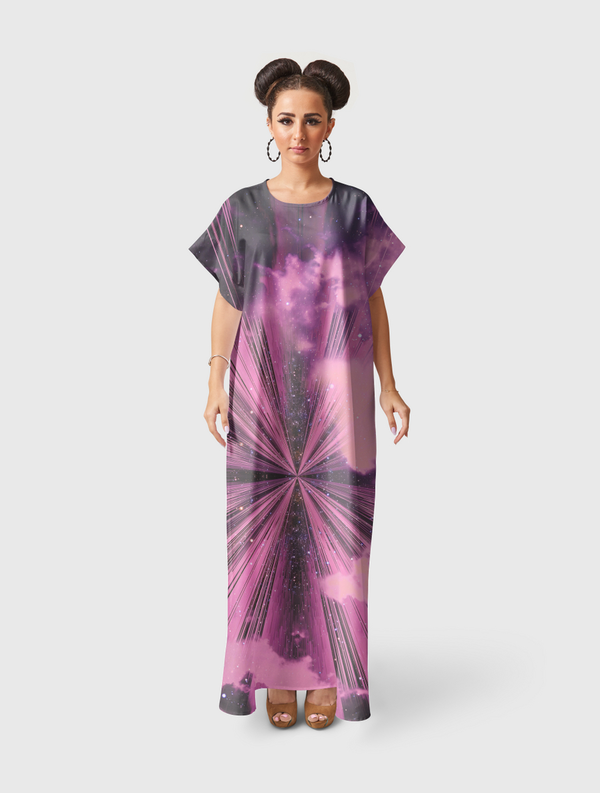 Ultraviolet origin Short Sleeve Dress