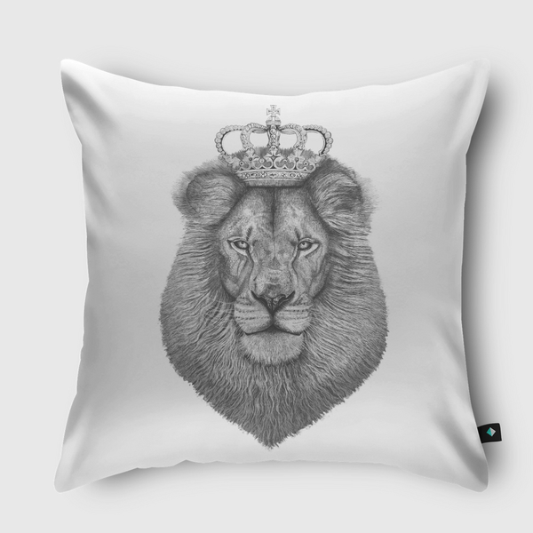 The King Throw Pillow