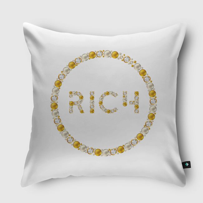 Rich Style - Yes, I'm Rich - Throw Pillow