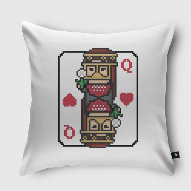 Queen of hearts - Throw Pillow