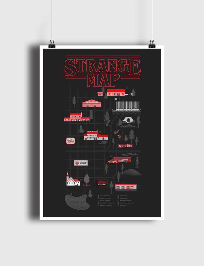 Strange Map - Poster