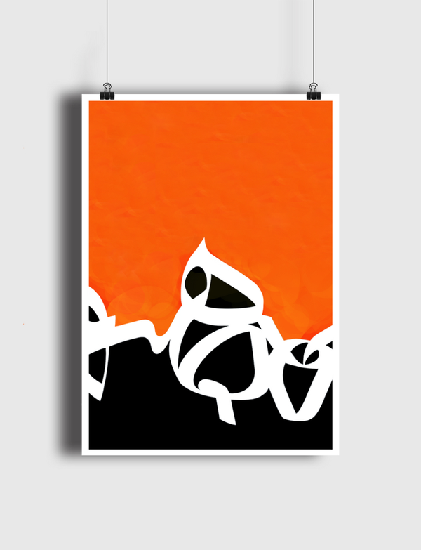 Orange Fury Poster