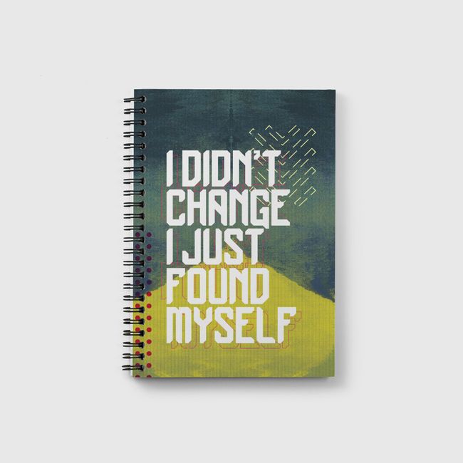 Found Myself - Notebook