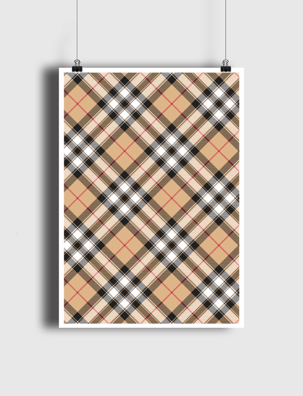 Rich Checked Clothes Poster