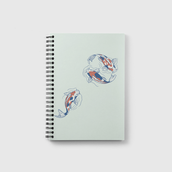 Koi Lake Traditional Notebook