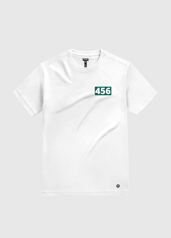 Squid game  لعبة الحبار  White Gold T-Shirt