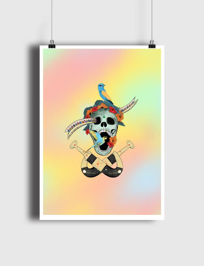 Saudi southern skull - Poster