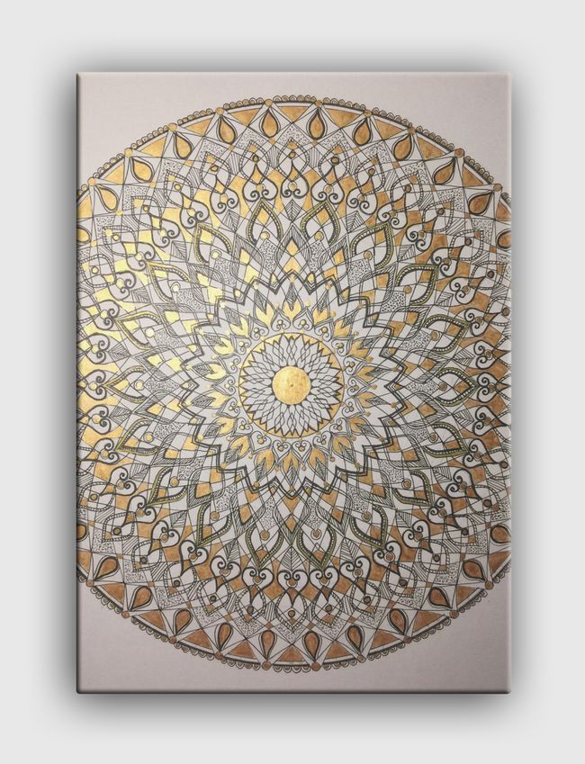 Gold mandala - Canvas