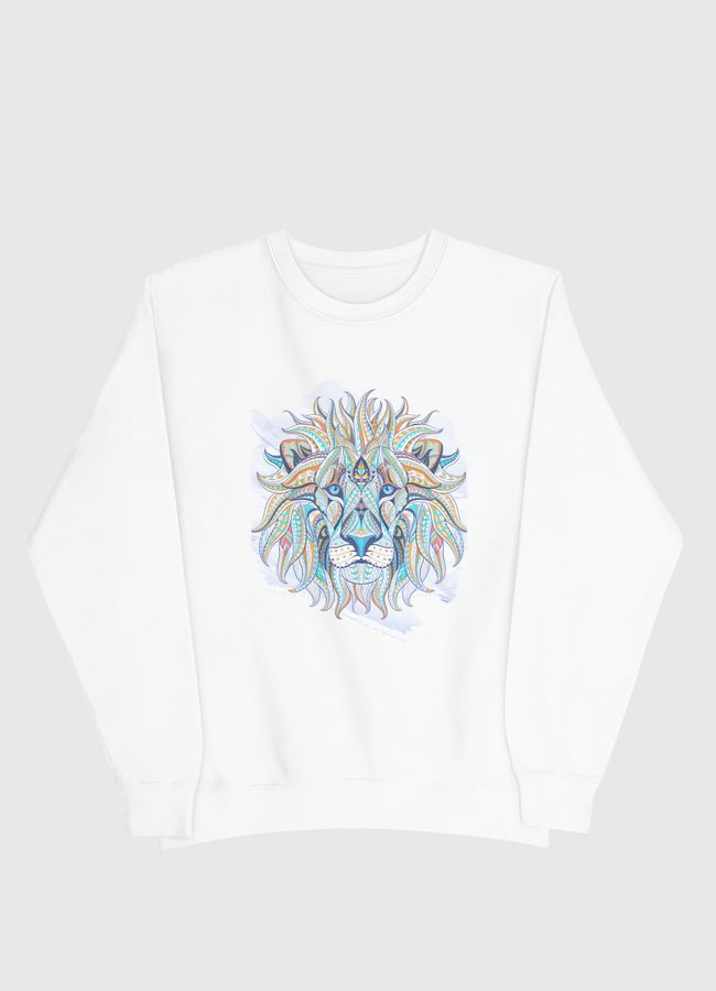 Ethnic  Blue Lion - Men Sweatshirt