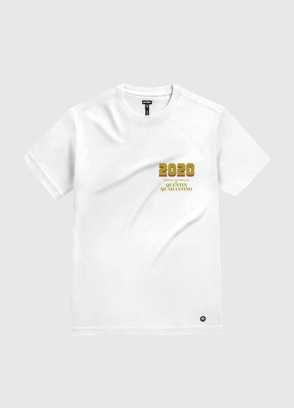 2020 Quentin Quarantino White Gold T-Shirt