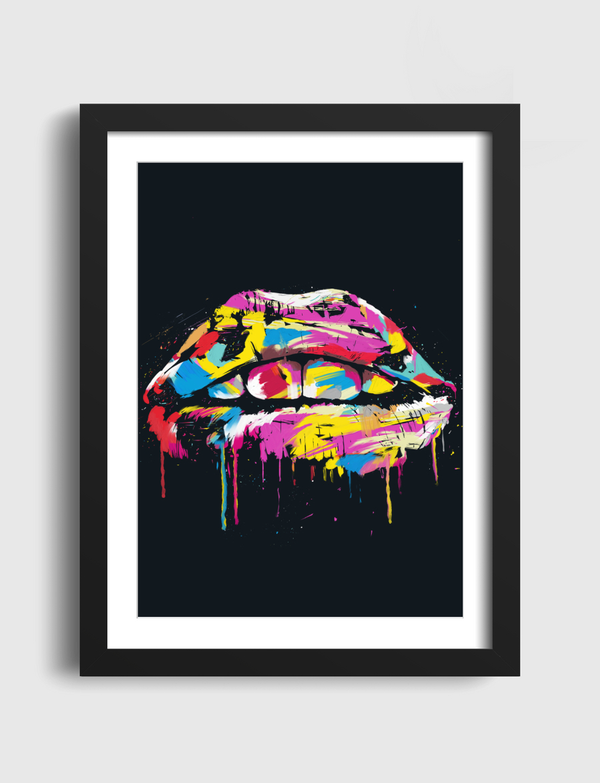 Colorful lips Artframe