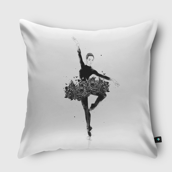 Floral dance Throw Pillow