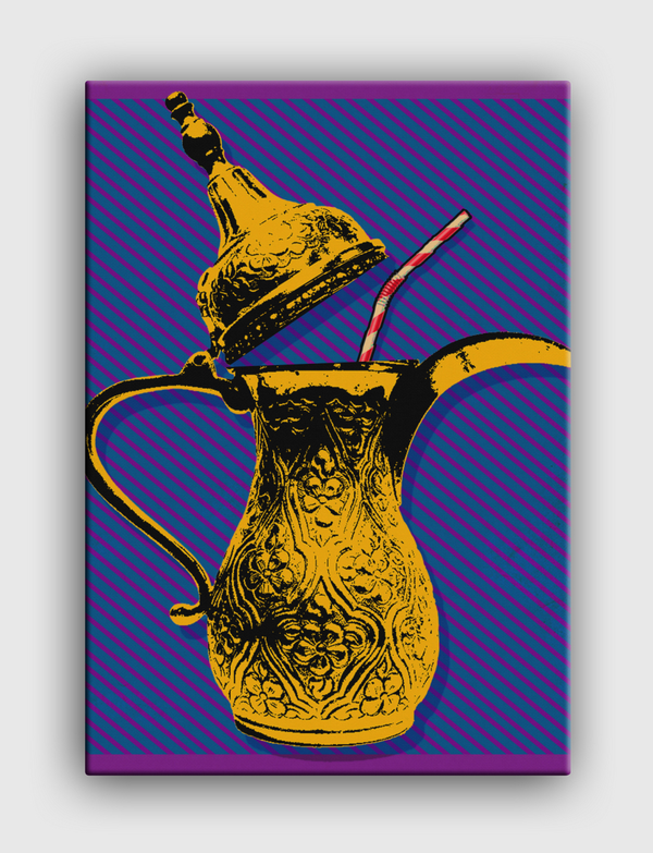 arabian coffee addicted Canvas