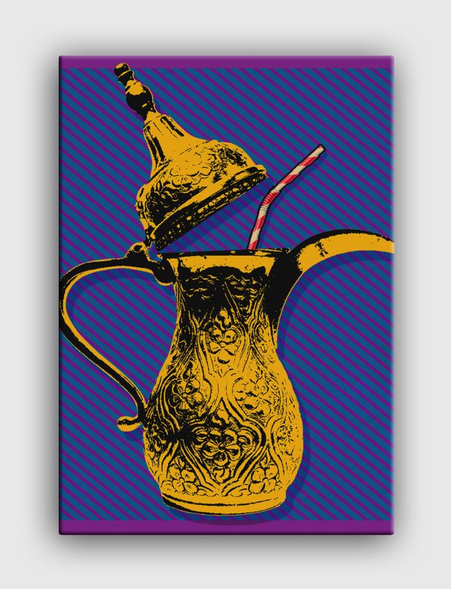 arabian coffee addicted - Canvas