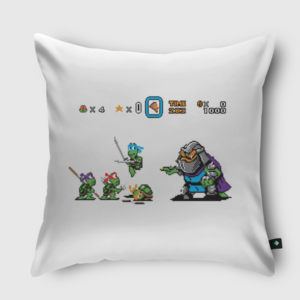 Kowabunga! Throw Pillow