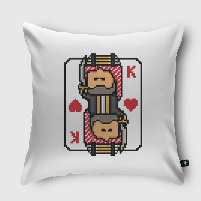 Kings of Hearts - Throw Pillow