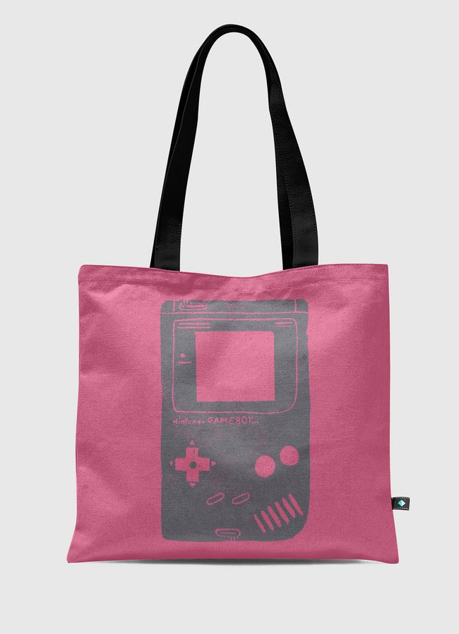 Game Boy Blockprint Pink - Tote Bag