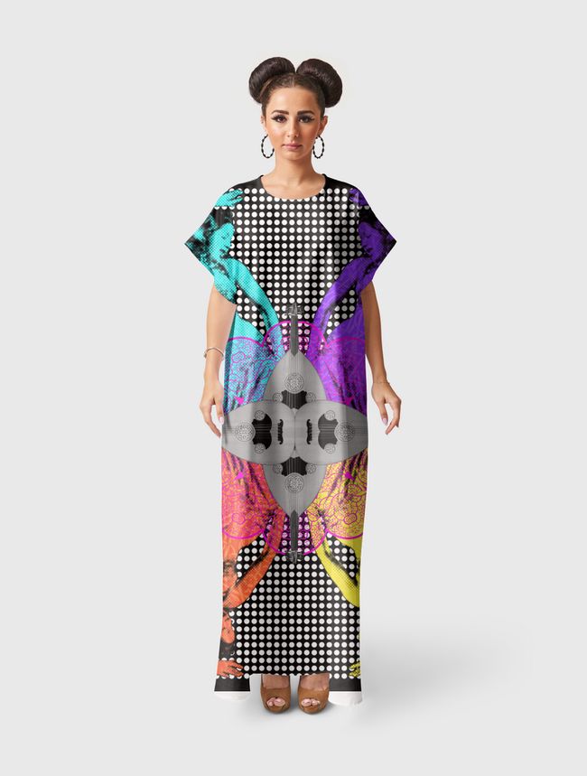 samya gamal - Short Sleeve Dress